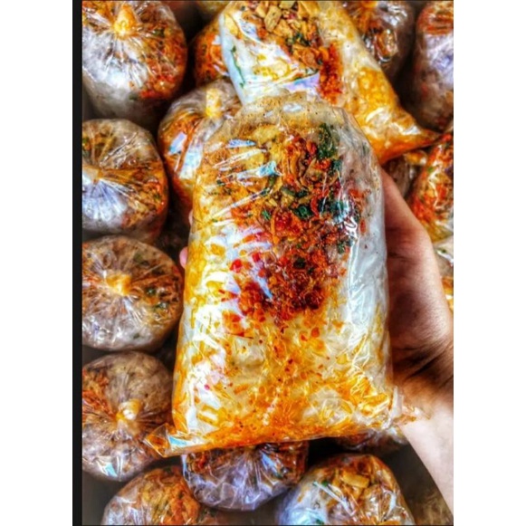 Bánh tráng trộn sa tế hành ruốc ( bịch 150g )