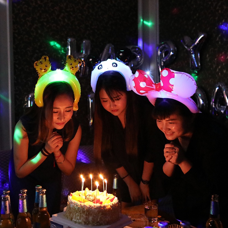 1 Băng Đô Cài Tóc Hình Gấu / Thỏ Dễ Thương Trang Trí Tiệc Sinh Nhật / Tiệc Tùng Cho Bé