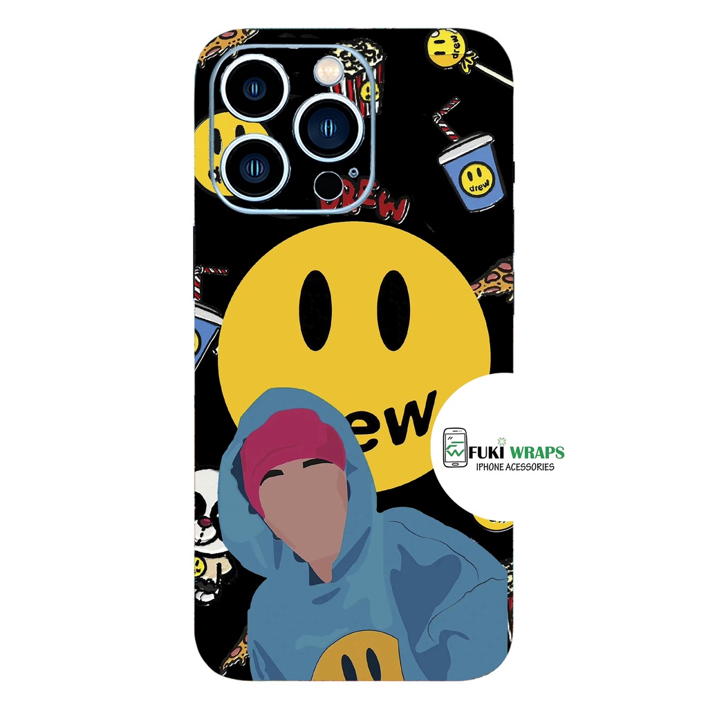Tấm dán Skin Mặt Sau Drew FULL VIỀN Dành Cho 13prm , 12prm , 11prm , x , xsm , ip11 , ip12 , ip13 - FukiShop
