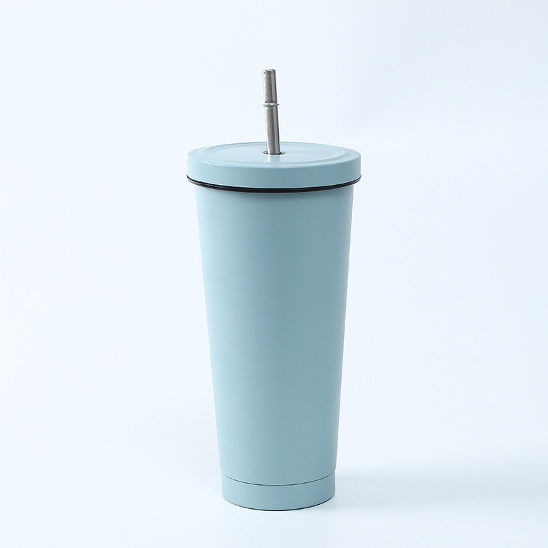 Ly giữ nhiệt  inox304 500ml 750ml - tặng ống hút nhiều mầu- cốc giữ nhiệt nóng lạnh hàng cao cấp