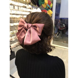 Kẹp tóc nơ vải bản to hot