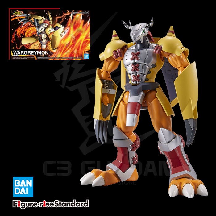 [BANDAI] MÔ HÌNH ĐỒ CHƠI LẮP RÁP GUNDAM FIGURE RISE STANDARD WARGREYMON WAR GREYMON [DIGIMON] GUNPLA CHÍNH HÃNG NHẬT BẢN