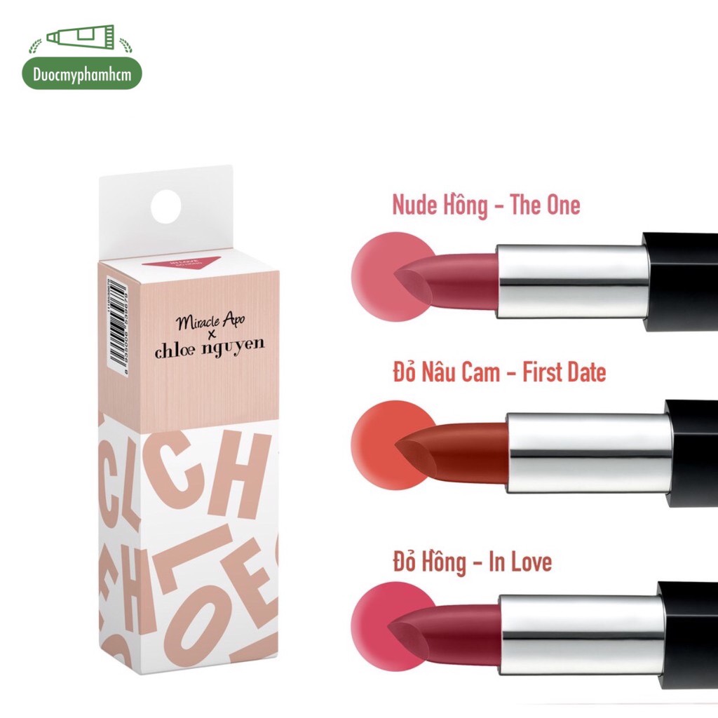 Son thỏi Miracle Apo x Chloe Nguyễn Holiday Collection Lipstick 4g