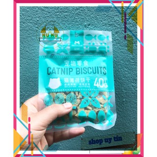 [HẤP DẪN, GIÚP SẠCH RĂNG CHO MÈO] Bánh quy catnip cho mèo Matchwell - 40gr