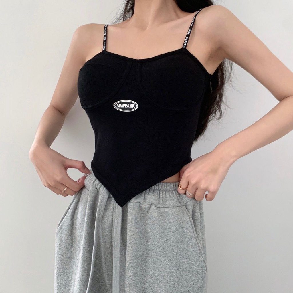 Áo Croptop Dây Chữ Ôm Body Smide Clothing