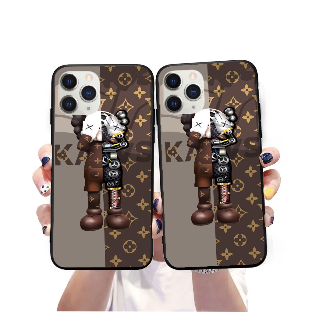 Ốp iphone lưng kính Ka-w che mắt dành cho iphone 6 đến 14promax - K357