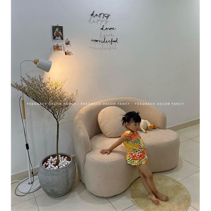 Chữ sắt treo tường trang trí nhà, Chữ wonderful, love, hello, happy, home, merci - Decor Fancy