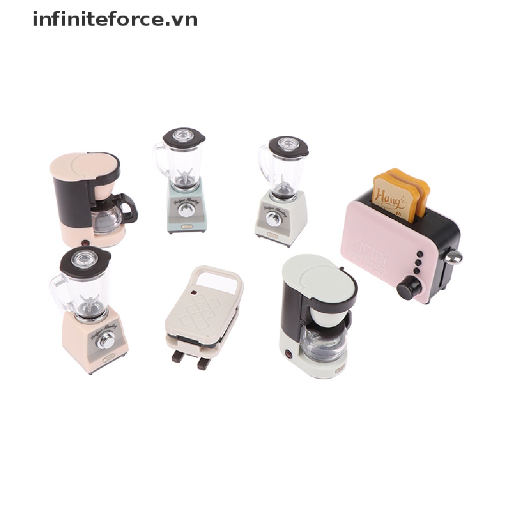 Mô Hình Đồ Chơi Nhà Bếp Điện Tử mini Tỉ Lệ 1: 12 Trang Trí Nhà Búp Bê