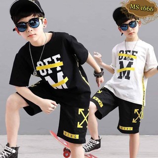 Bộ thun bé trai hip hop