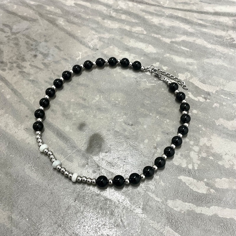 Vòng cổ ngọc trai phong cách hip hop sành điệu cho cặp đôi