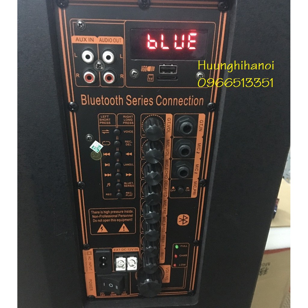 loa kéo karaoke công suất lớn JBL1201, 700W thùng gỗ bass tấc tặng kèm 2 mic kẽm UHF không dây hát cực hay, giá rẻ