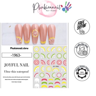 Stick hoa quả siêu xinh 5 loại quả trang trí nail