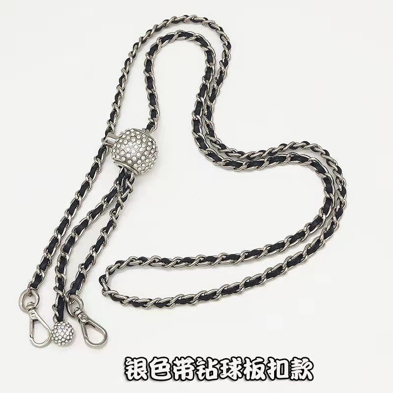 Dây Xích Đeo Túi Xách Thay Thế Bằng Da Hình Quả Bóng Vàng Nhỏ Có Thể Điều Chỉnh Với Hương Thơm Nhỏ Chất Lượng Cao Xiangxiang