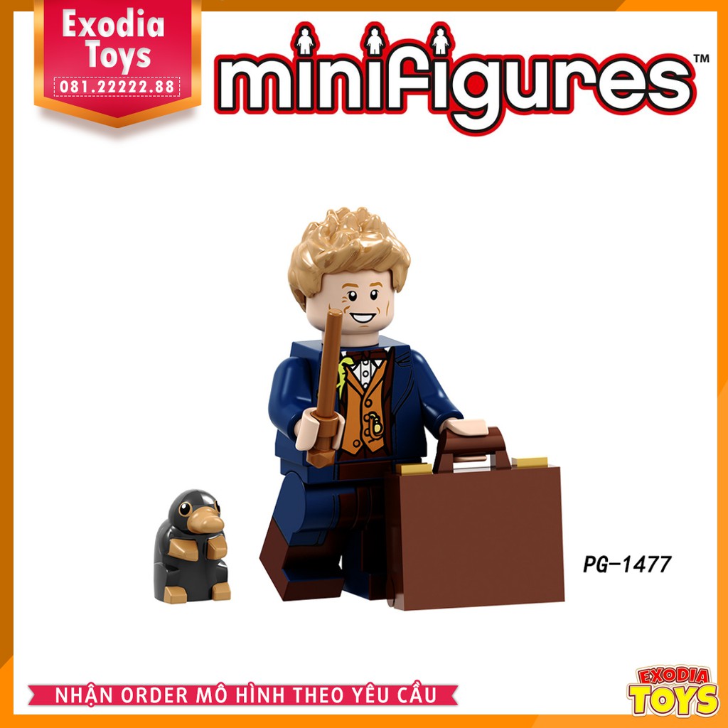 Xếp hình minifigure nhân vật thế giới phù thủy Harry Potter - Đồ Chơi Lắp Ghép Sáng Tạo - POGO 8192