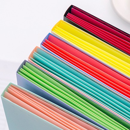 Bìa đựng hồ sơ khổ A4 chia 5 ngăn trang trí họa tiết mặt cười dễ thương | BigBuy360 - bigbuy360.vn