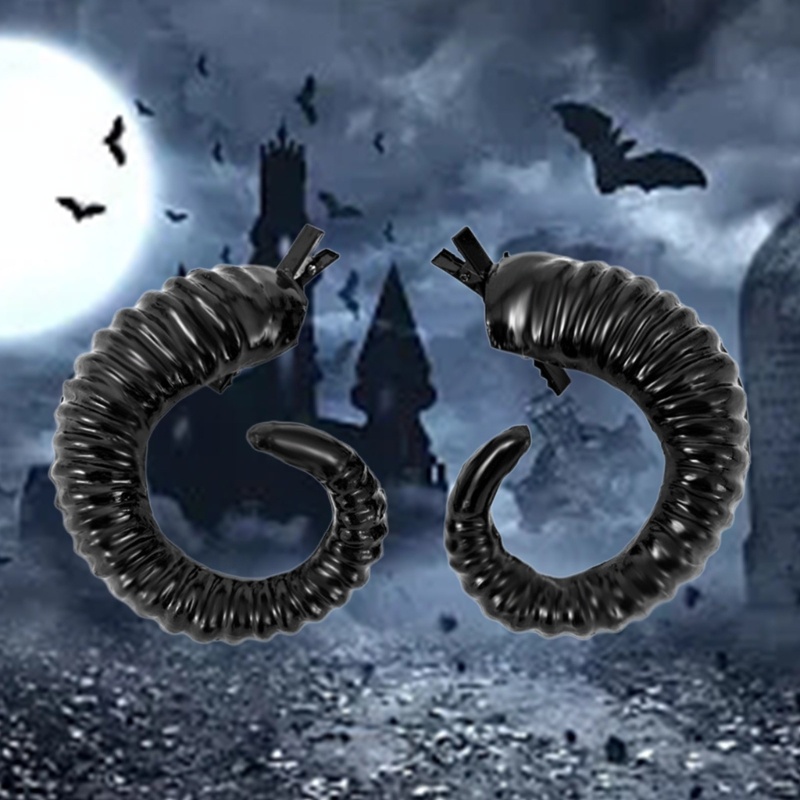Kẹp Tóc Sừng Cừu Hóa Trang Phong Cách Gothic