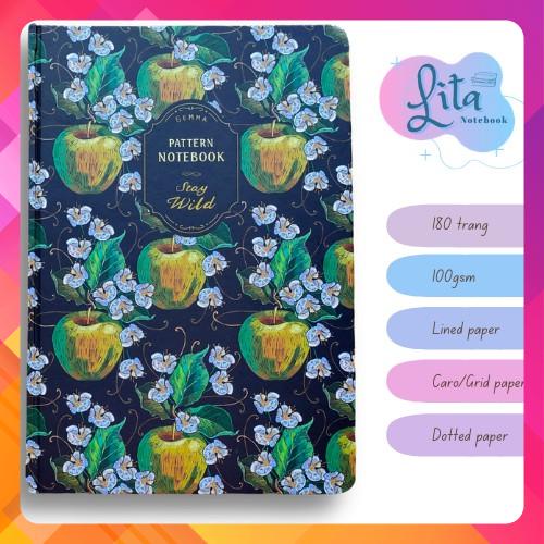 Lita 6 - Sổ tay Gemma Apple size A5 100gsm dùng cho ghi chú, bullet journal