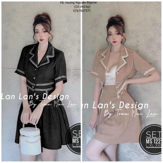 Bigsize set vest đi chơi 3 món ms1221
