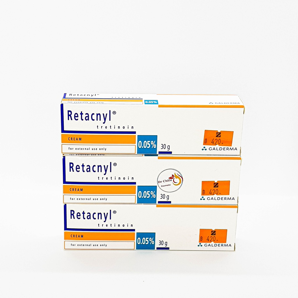 Tretinoin Retacnyl Cream 0,025%, 0.05% [Date mới]- Kem hỗ trợ giảm mụn trẻ hóa da