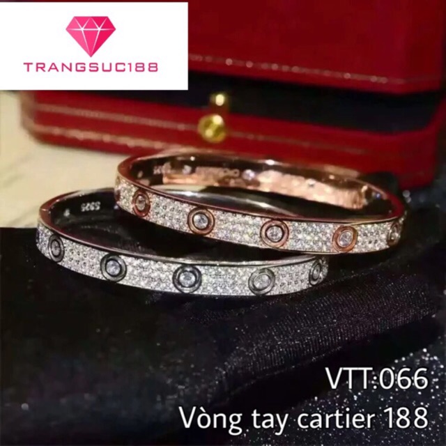 Vòng Cartier Full Xoàn VTT:066