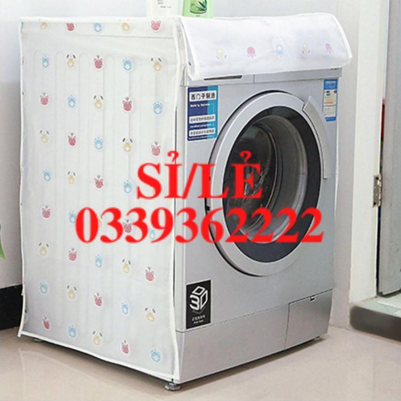 [ HAIANHSHOP ] Áo trùm máy giặt loại đẹp - cửa trên - máy 6-8kg - vỏ bọc máy giặt cửa đứng chống thấm  Duashop &gt;