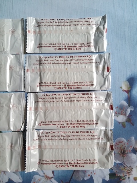 KHĂN LẠNH CÓ MÙI 100c