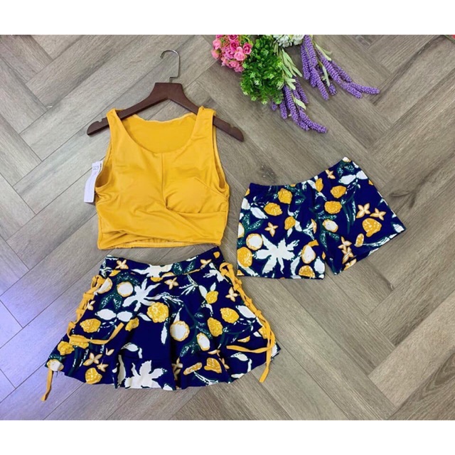 bộ bơi 3 chi tiết combo xinh xinh