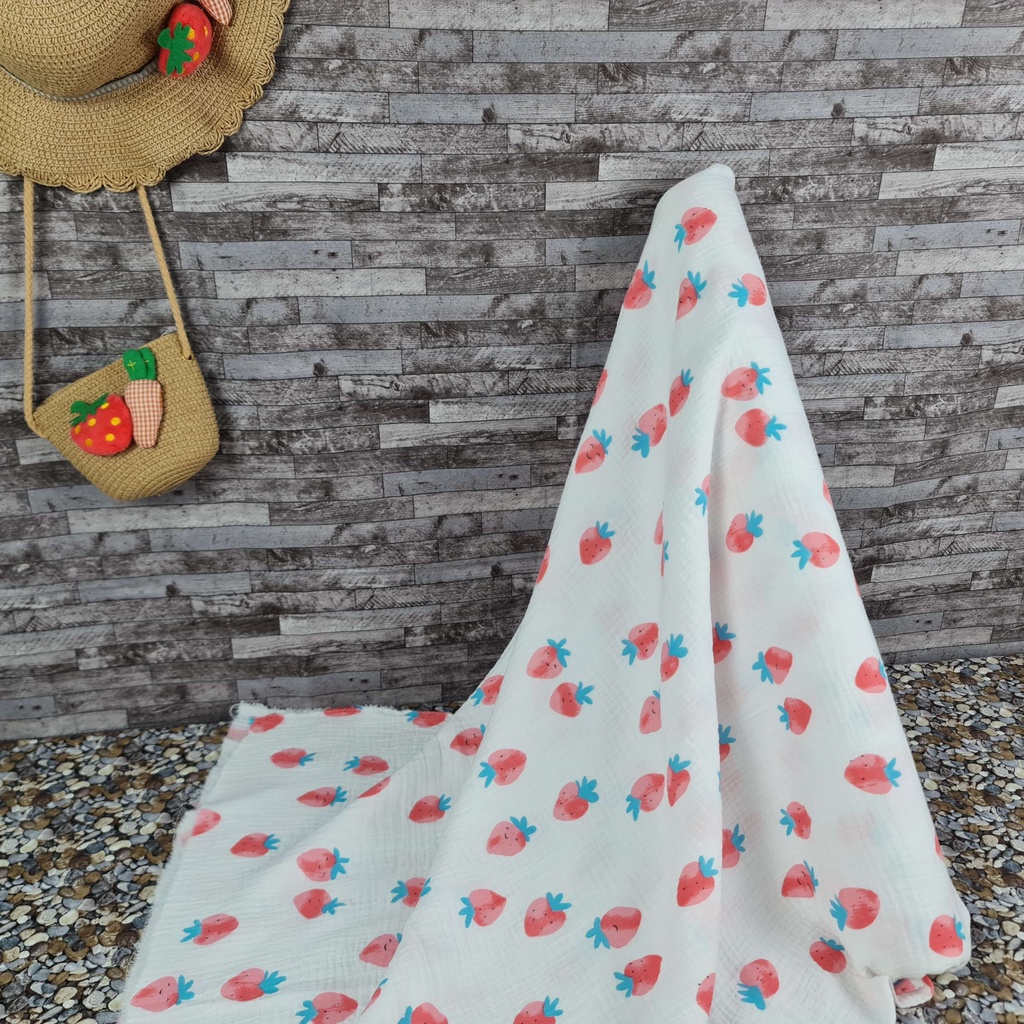 Vải xô muslin 2 lớp cao cấp - Bộ sưu tập các mẫu dâu
