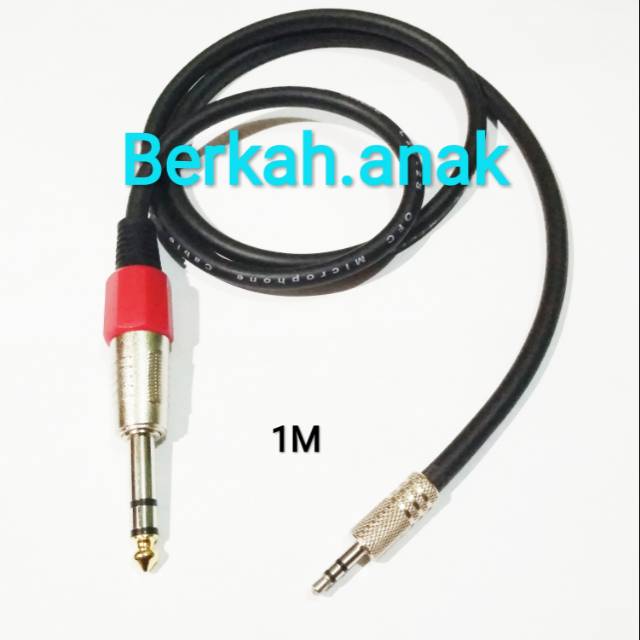 Giắc Cắm Âm Thanh Nổi Từ Canare L2T-2S Jack Trs / Akai 6.5 3.5mm Male Sang Jack Kim Loại