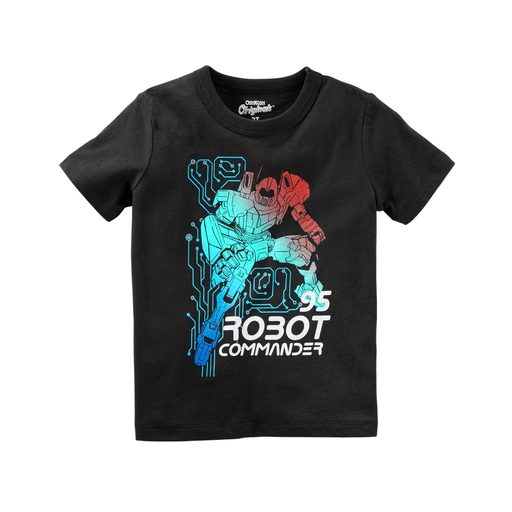 Áo Thun Bé Trai Robot (5-14T) Chính Hãng Oshkosh Mỹ