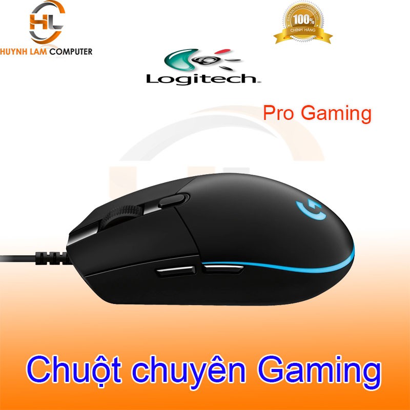 Chuột chuyến game có dây Logitech Pro Gaming bấm rất đã lướt rất mượt - DGW phân phối