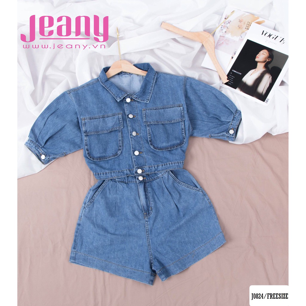 Jump Jean Trẻ Trung Năng Động Màu Xanh Đậm J0824 - Jeany