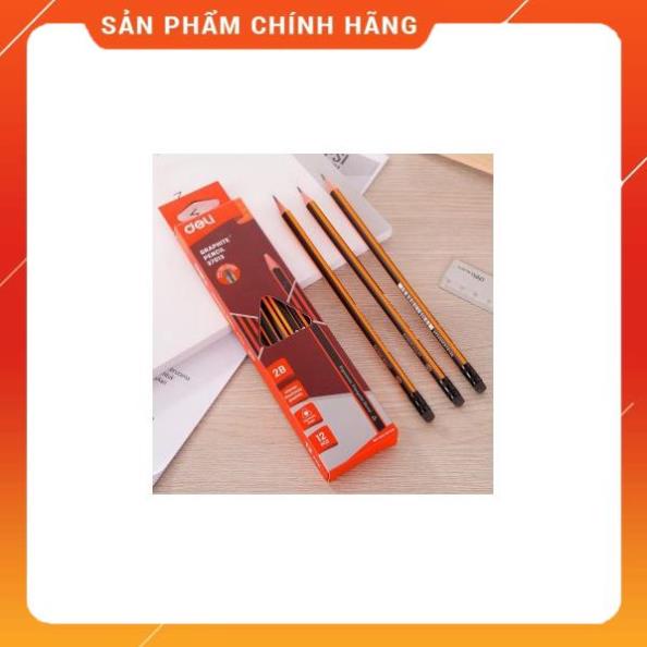 Freeship [Chuyên sỉ]Bút chì cây Deli 37013 - hộp 12 cây