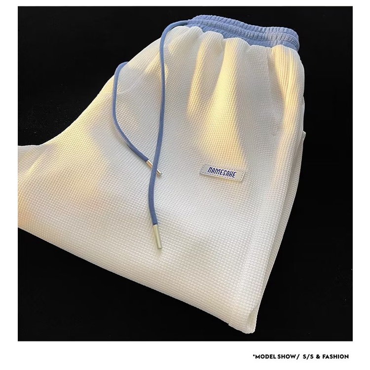 Quần harem Dáng Rộng Lưng Thun Co Giãn Thoáng Khí Thoải Mái Phong Cách Thời Trang Nhật Bản Cho Nam Giới Có size Lớn M-3XL