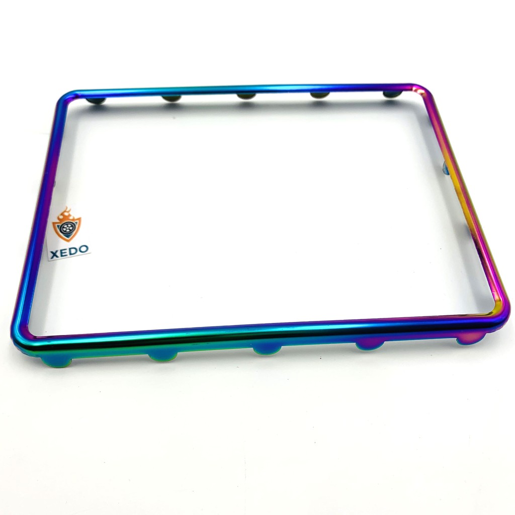 Viền Biển SỐ TITAN 7 MÀU - KHUNG BIỂN SỐ XE MÁY - Không han gỉ, giúp biển số nhìn sang hơn, đẹp hơn, nổi bật hơn | BigBuy360 - bigbuy360.vn