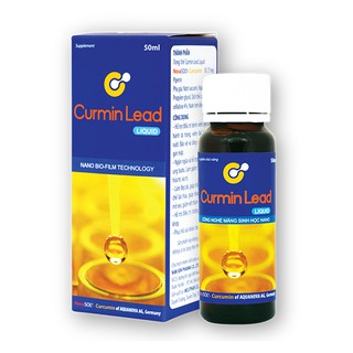 Tinh nghệ Nano Siro Curmin Lead Liquid 50ml (hỗ trợ điều trị viêm loét dạ dày, sau phẫu thuật, ngừa ung thư, làm đẹp)