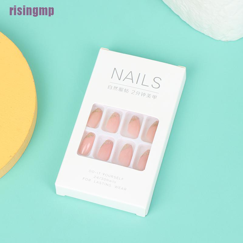 Hộp 24 Móng Tay Giả Trang Trí Nghệ Thuật
