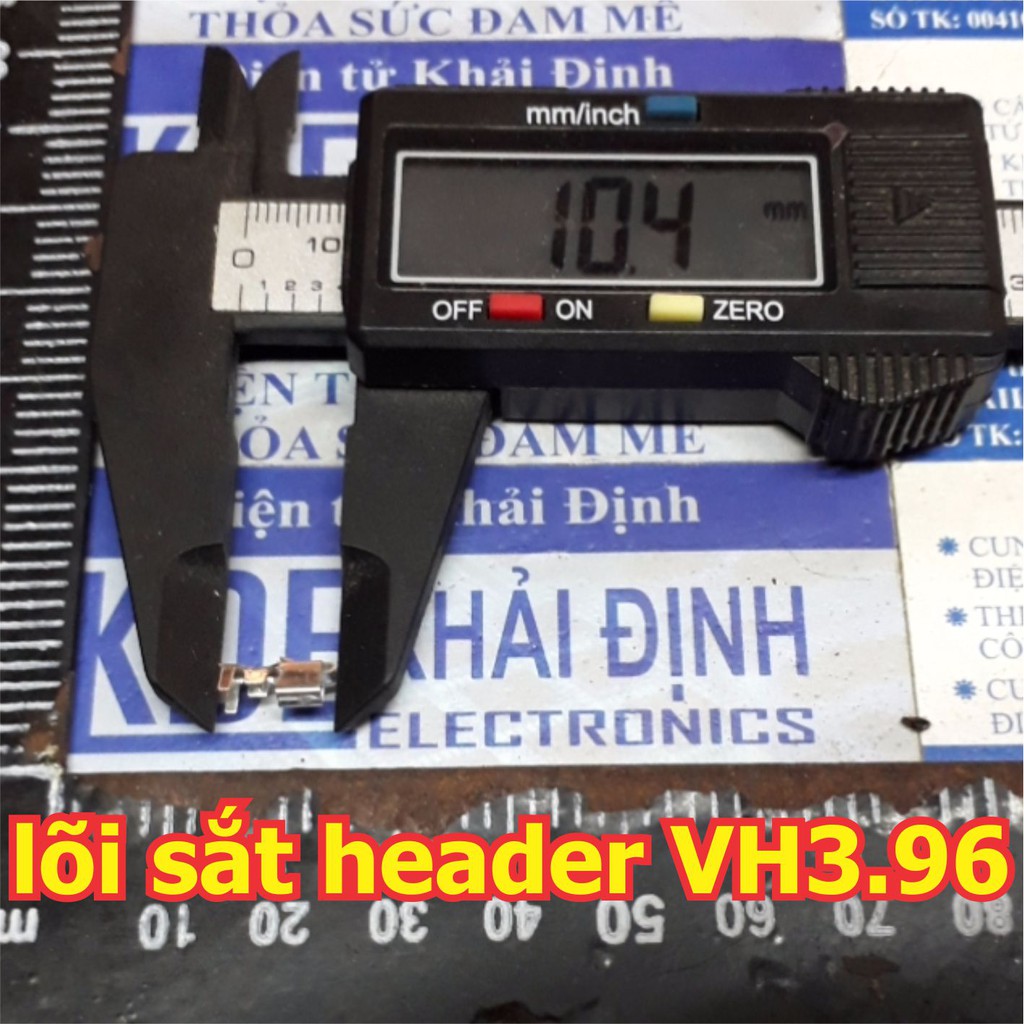 lõi sắt, lõi chân cắm header đầu nối VH3.96 3.96mm (gói 100 cái) kde6149