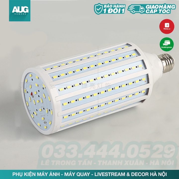 Bóng Đèn Led Đui e27, Bóng Đèn LED Bắp Ngô E27 60-120w Siêu Sáng - Hỗ trợ chụp ảnh, Quay phim sản phẩm - AUG Camera