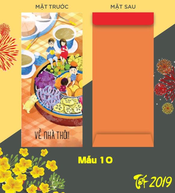 Bao lì xì mẫu mới 2019