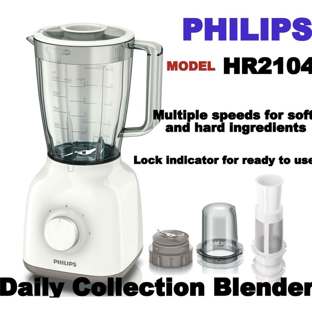 [Mã ELHA22 giảm 5% đơn 300K] [Phụ kiện] Máy xay sinh tố Philips HR2108 HR2100 HR2101 HR2102 HR2103 HR2104