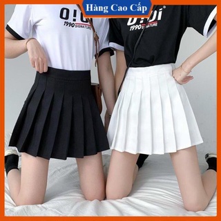 Chân váy xếp ly lưng cao, Chân váy xếp ly tennis phong cách hàn quốc