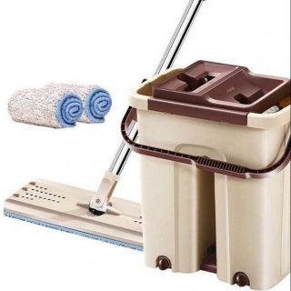 Bộ cây lau nhà tự vắt xoay 360 độ Wisdom Life đa năng, chổi lau nhà thông minh GDSUNG11