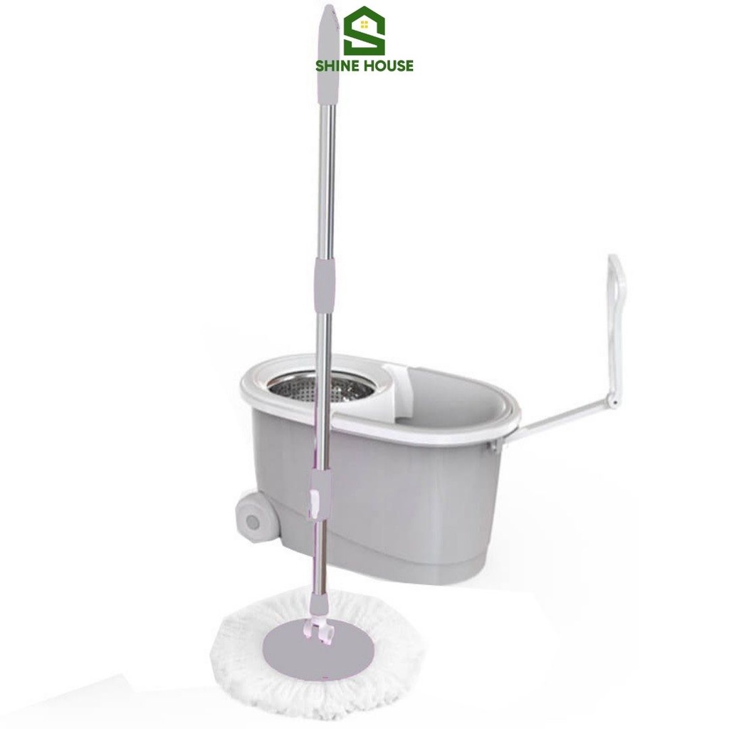 Bộ Lau Nhà 360 Độ Matsu Duy Tân Có Bánh Xe Dung Tích 11 Lít