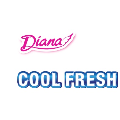 (Combo 6 gói) Băng vệ sinh Diana sensi Cool Fresh siêu mỏng cánh gói 8 miếng