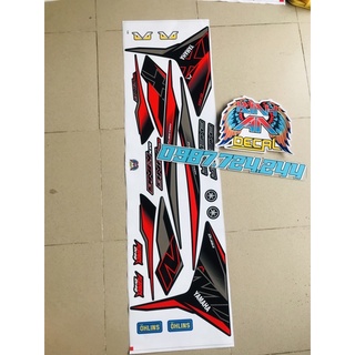 Tem rời exciter 150 mx đỏ đen