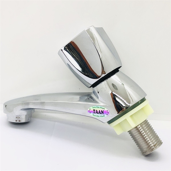 Vòi lavabo inox xi - chân đồng thau loại tốt