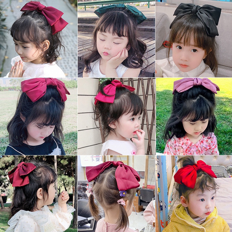 Nơ Cài Tóc Vải Nhung Dễ Thương Dành Cho Nữ