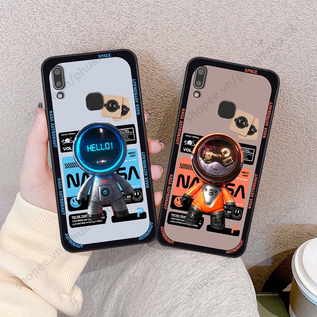 Ốp lưng Vivo S1 / S1 Pro hình người máy, robot nasa đáng yêu dễ thương