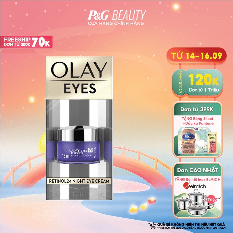 Kem Vi Dưỡng Mắt Olay Ban Đêm Retinol24 15ml